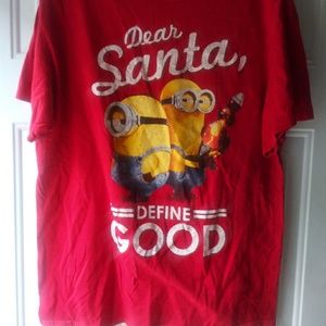 Red Minions Christmas T-Shirt